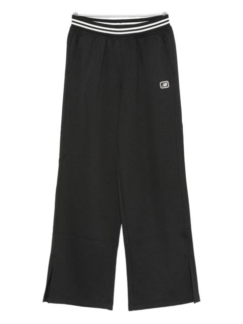 New Balance New Balance Elasticated-waistband Split-hem Trousers