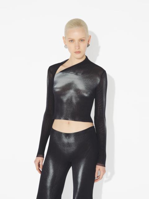 Jean Paul Gaultier THE SILVER BODY DUST CROP TOP