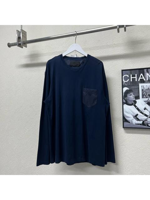 Prada Prada Nylon Pocket Long-Sleeve Top