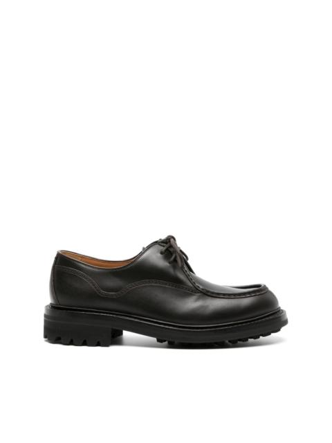 Church's Lymington burnished-leather lace-up shoes