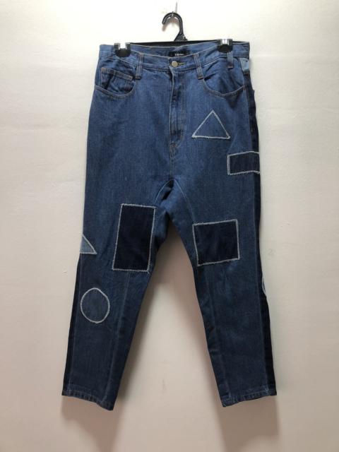 Other Designers NE NET Denim Pants Soft Patchwork Issey Miyake Hysteric