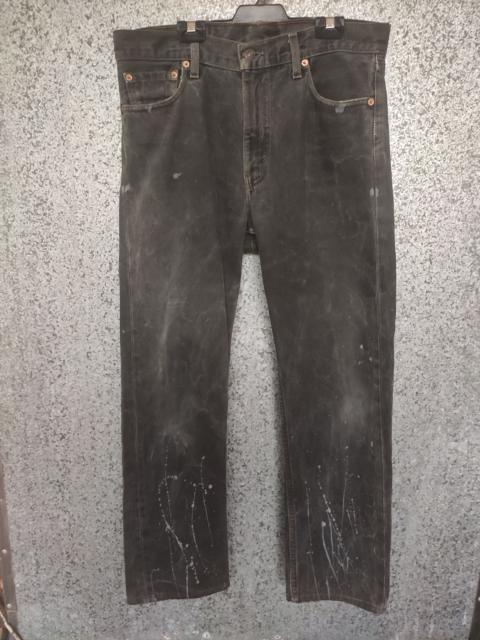 Other Designers Vintage 90s Vintage Levis 505 painted jeans distressed