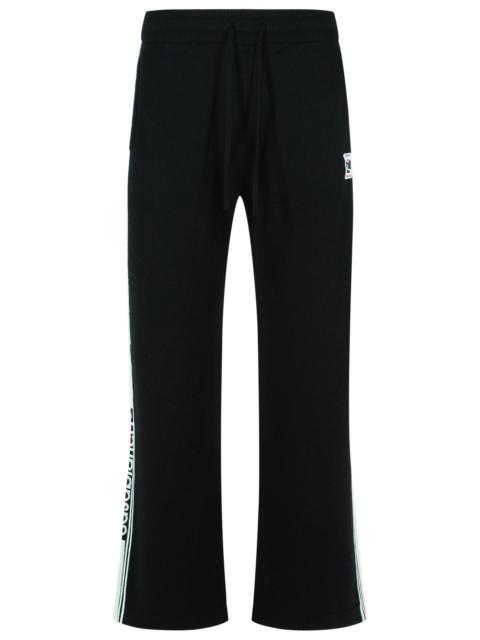CASABLANCA Casablanca Black Merino Wool Wide-Leg Pants