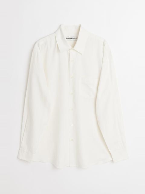 Our Legacy Initial Shirt Off White Fine Silk