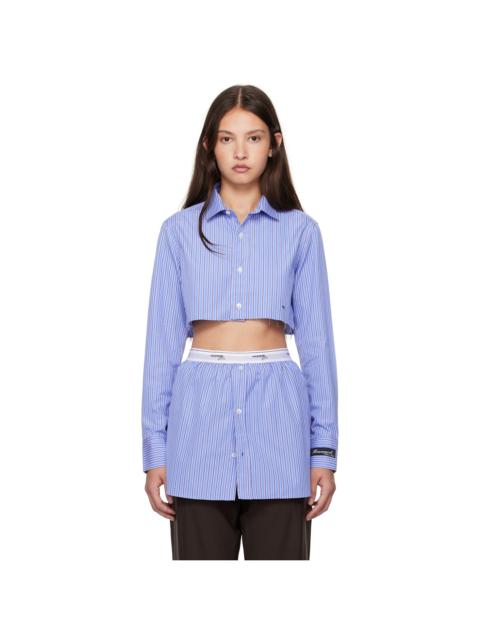 HommeGirls® Navy Super Cropped Shirt