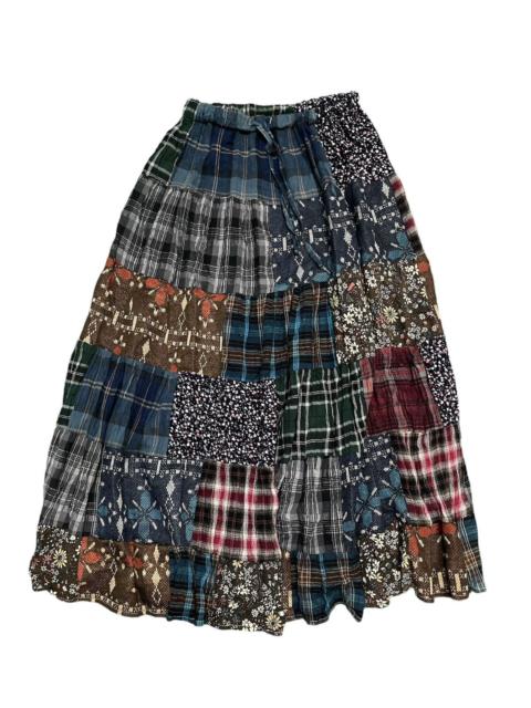 Other Designers Japanese Brand - Agile Patchwork Needles style Skirt