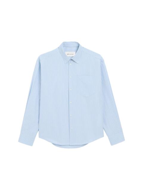 AMI Paris Striped cotton shirt