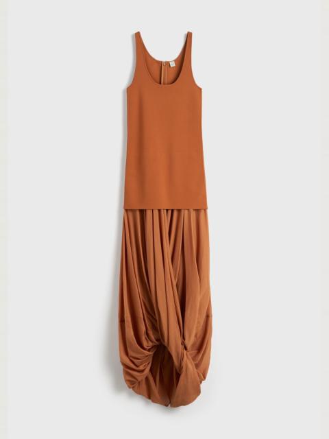 TOTEME Cocoon tank dress terracotta