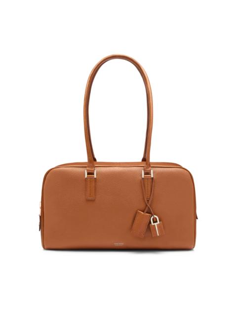 TOM FORD SOFT GRAIN LEATHER ZIPPED SMALL STRYKE SHOULDER BAG