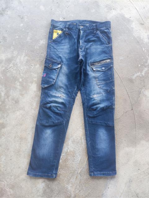 Other Designers Vintage Japanese Brand Cargo Multipocket Distress Denim
