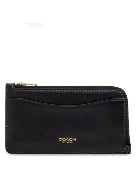 COACH Coach New York Zip Leather Card Case