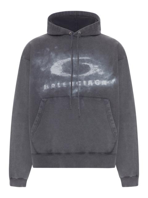 BALENCIAGA Balenciaga Men Crayon Loop Logo Hoodie