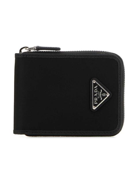 Prada Black Fabric Wallet