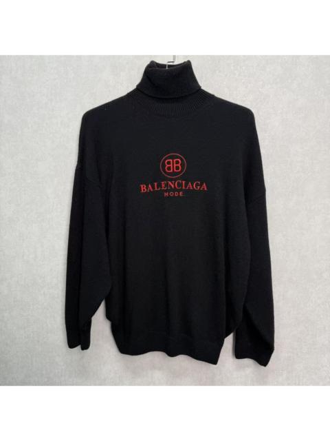 BALENCIAGA Balenciaga High-Neck Knit Sweater