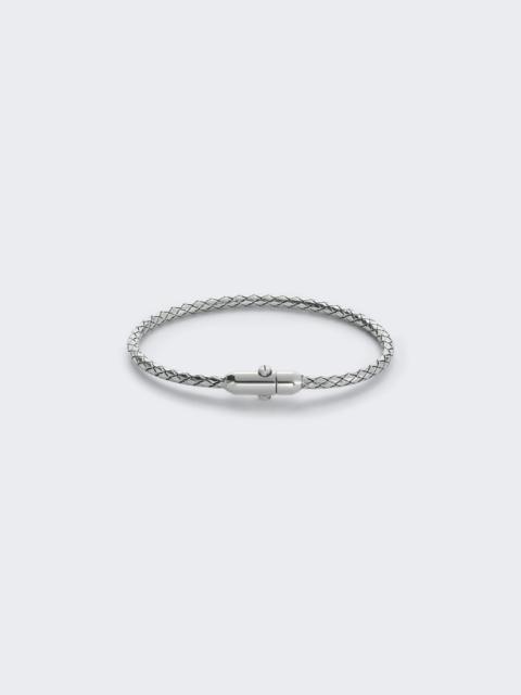 Bottega Veneta Intreccio Bracelet Silver