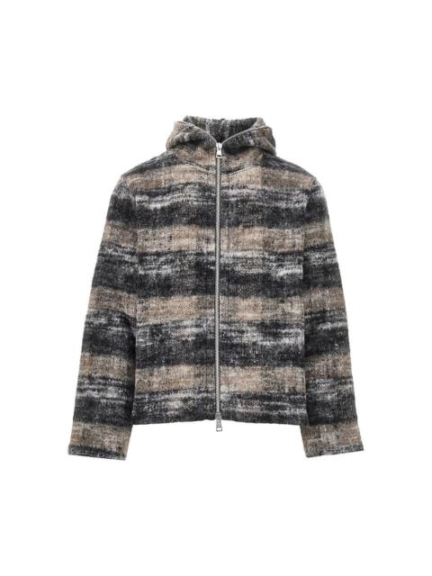 Our Legacy Our Legacy Men Check Wool-Blend Full-Zip Hoodie
