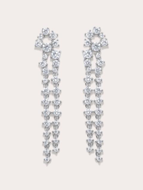 Completedworks Rhodium-Plated Sterling Silver Cubic Zirconia Earrings