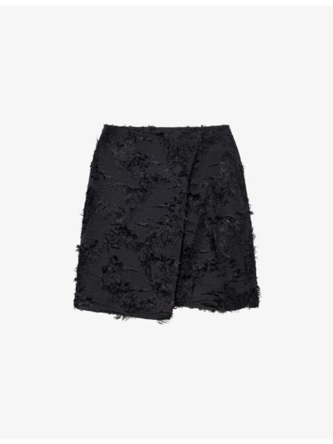 SAMSØE SAMSØE Salazio Textured Woven Mini Skirt