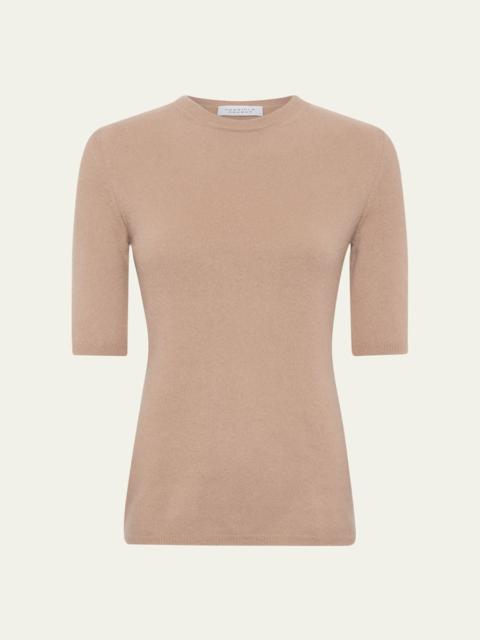 GABRIELA HEARST Xanthe Crewneck Cashmere Top