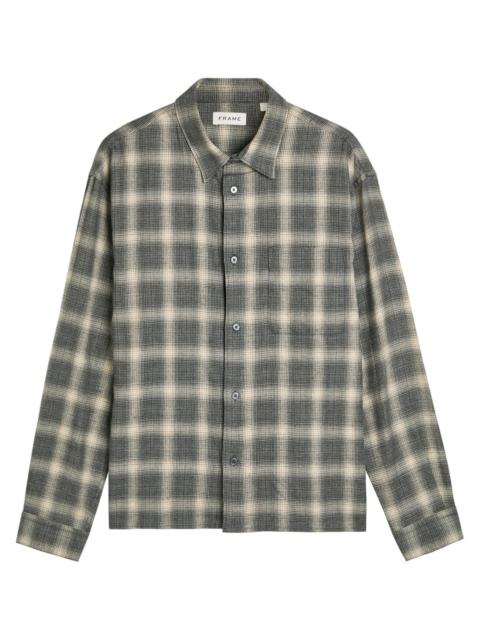 FRAME Frame Plaid Brushed Cotton Shirt