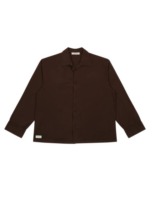 entire studios LS PAJAMA SHIRT BRUNETTE