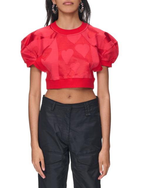 Vivienne Westwood Cropped Hearts Top