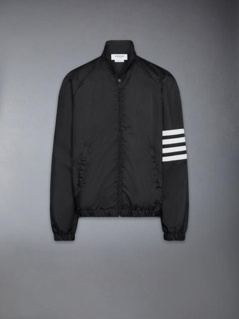 Thom Browne SHINY RIPSTOP RAGLAN 4-BAR TRACK JACKET