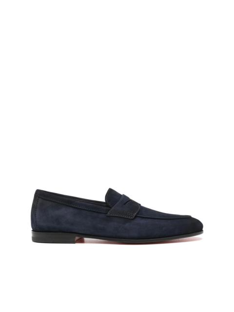 Santoni Santoni Blue Loafers Men