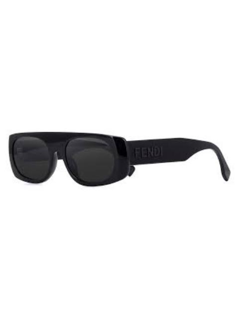 FENDI Fendi Smoke Square Men's Sunglasses FE40169I 01A 54