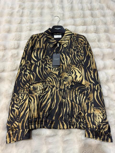 SAINT LAURENT Brand new Saint Laurent (SLP) tiger-print jacket.