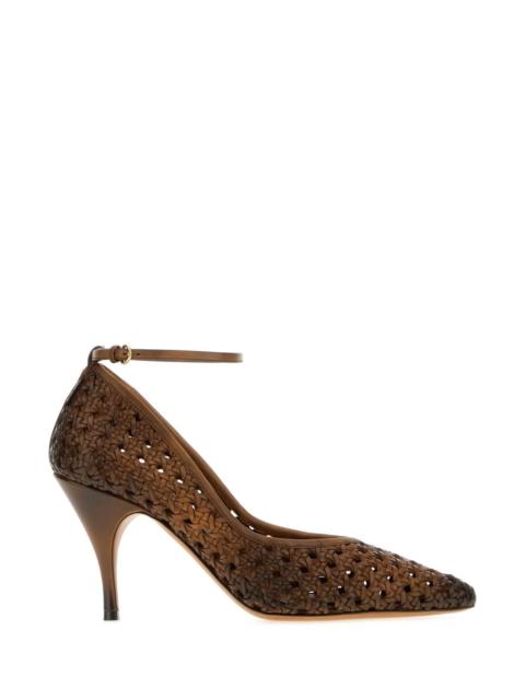 Miu Miu Miu Miu Women Brown Leather Pumps
