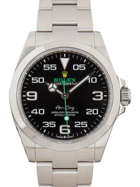 Rolex Air-King 126900 Black Arabic Dial