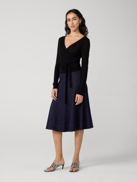 DIANE VON FURSTENBERG Ballerina Wrap Top