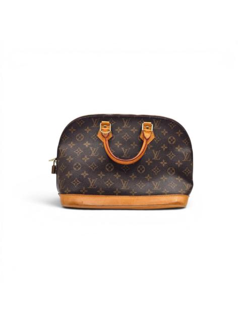 Louis Vuitton Monogram Alma PM Brown Canvas Handbag - Preowned
