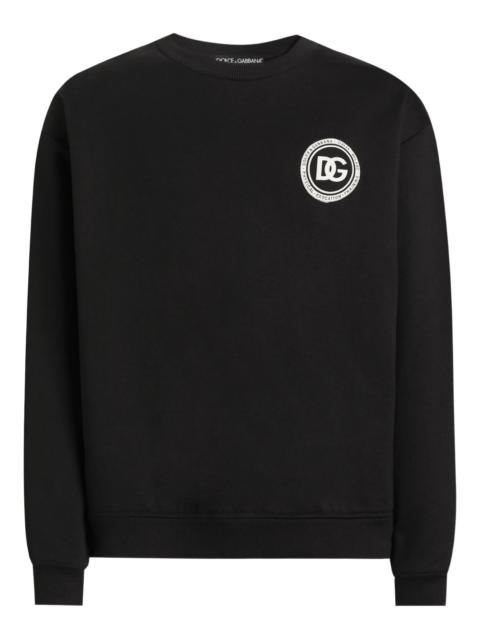 Dolce & Gabbana Dolce & Gabbana Logo Patch Sweatshirt