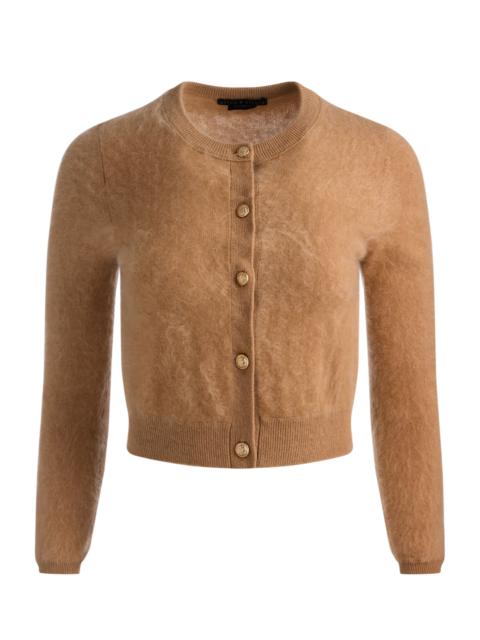 Alice + Olivia DOLLIE BRUSHED CASHMERE CARDIGAN