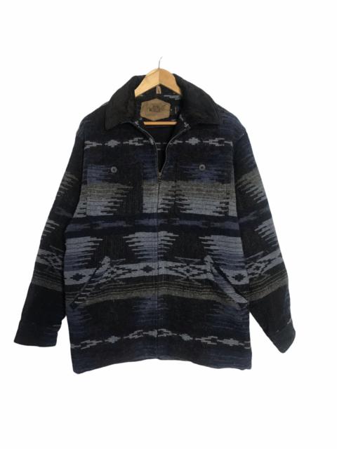 Other Designers Woolrich Woolen Mills - Vintage woolrich navajo design wool jacket small size usa