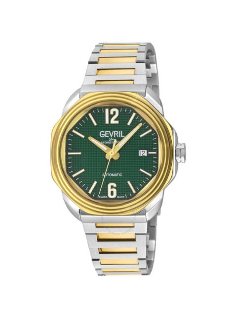 Gevril - Gevril Roosevelt Automatic Green Dial Men's Watch 46542B
