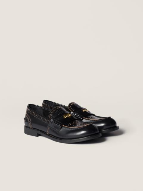 Miu Miu Leather loafers