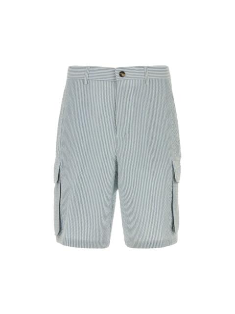 Dior DIOR $1800 Dioriviera Light Blue Cargo Shorts New & Authenti
