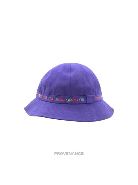 BALENCIAGA Balenciaga Sports Bucket Hat - Blue Rainbow Multicolor L
