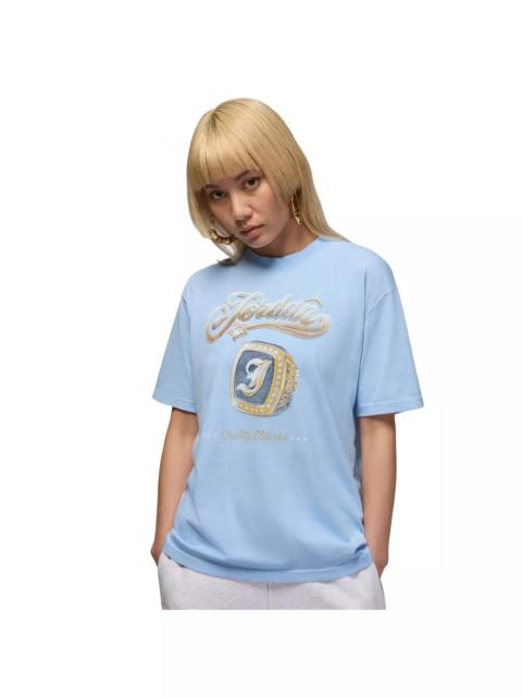 Jordan Women's GF Denim Ring Tee - Blue