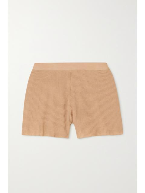 SABLYN Gia Ribbed Cashmere Shorts