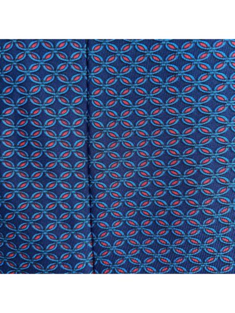 Hermès Hermes Paris Silk Tie 7064 TA Geometry Blue