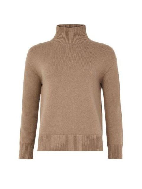 Max Mara MAX MARA Quercia Turtleneck Brown Cashmere New & Authentic (