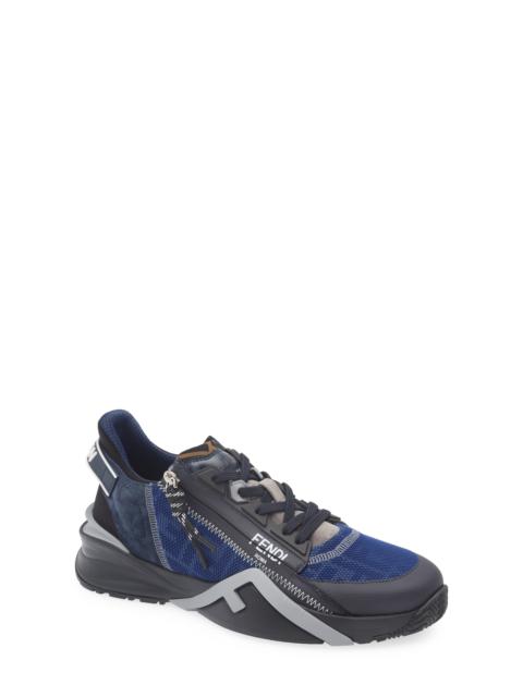 Fendi Flow Low Top Sneaker in Grig Abiss/Navy at Nordstrom