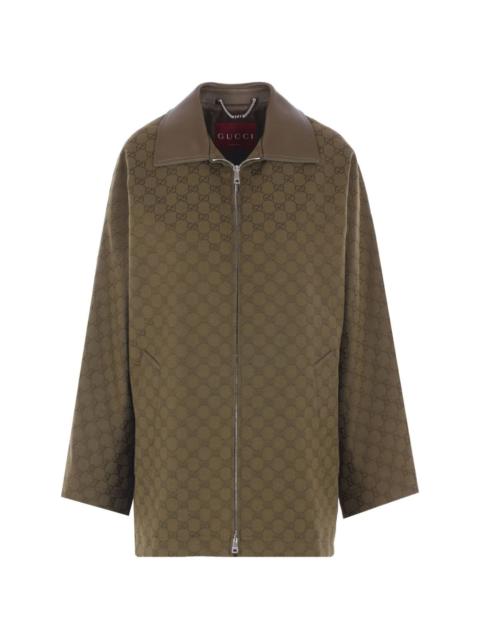 GUCCI GG motif zipped jacket