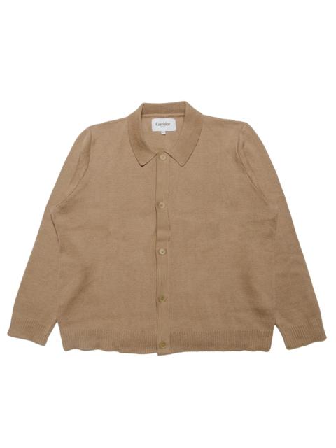 Corridor Buttondown Sweater Camel