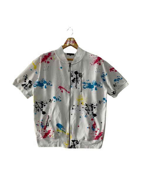 Other Designers Rare - Dandy Jack Paint Splatter Short Sleeve Jacket #3652-79