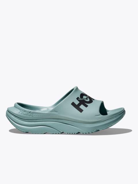 HOKA Ora Athletic Slide Shoes in Druzy/Black